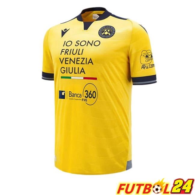 Camisetas De Futbol Udinese Calcio Segunda Amarillo 2024/2025