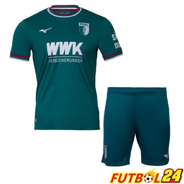 Camisetas De Futbol FC Augsburg Ninos Segunda Verde 2024/2025