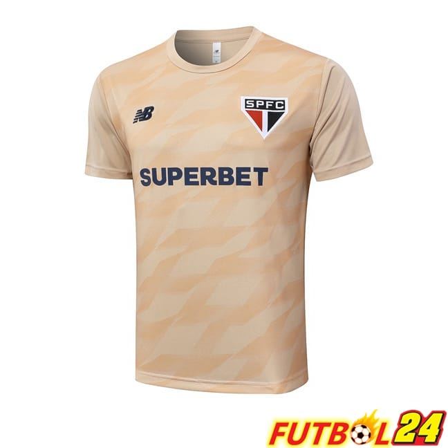 Camiseta Entrenamiento Sao Paulo FC Amarillo 2024/2025