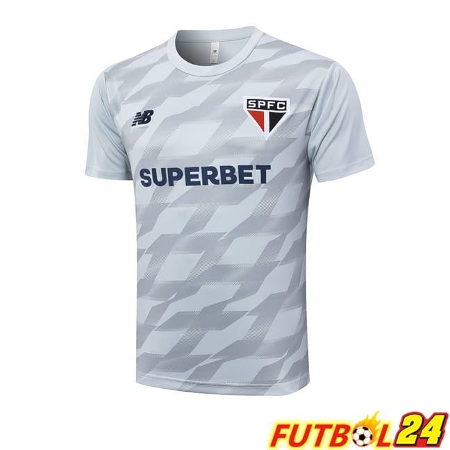 Camiseta Entrenamiento Sao Paulo FC Gris 2024/2025