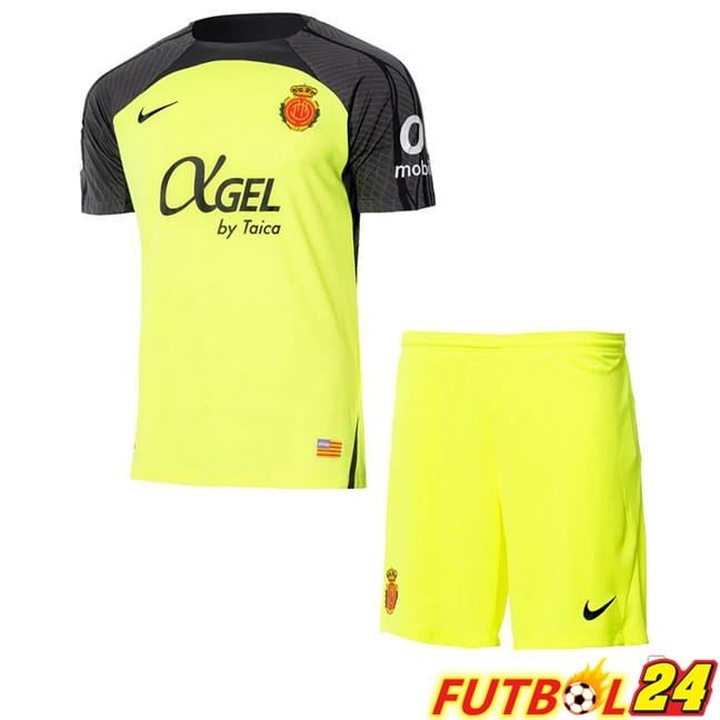 Camisetas De Futbol RCD Mallorca Ninos Segunda Amarillo 2024/2025