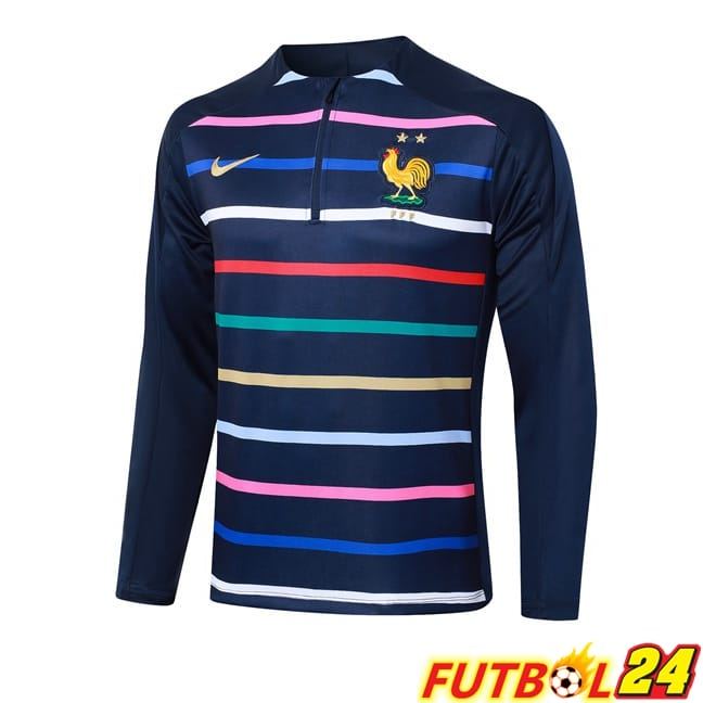 Sudadera De Entrenamiento Francia Azul Real 2024/2025