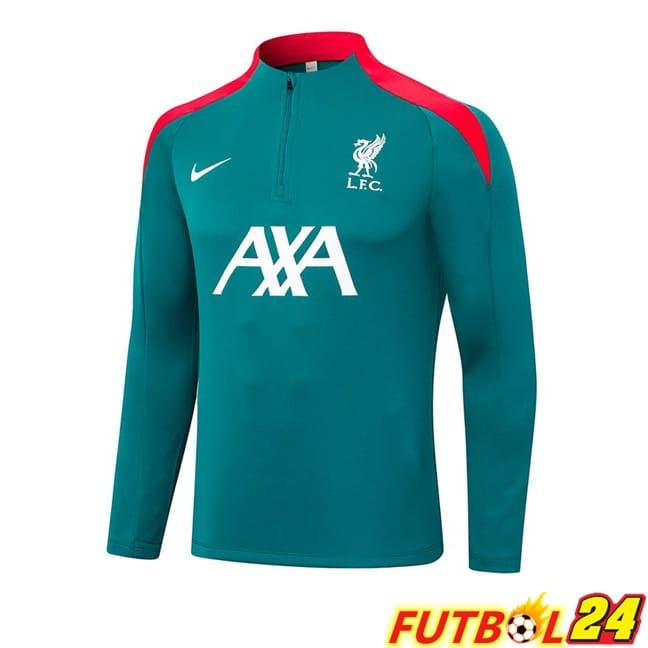 Sudadera De Entrenamiento FC Liverpool Verde 2024/2025