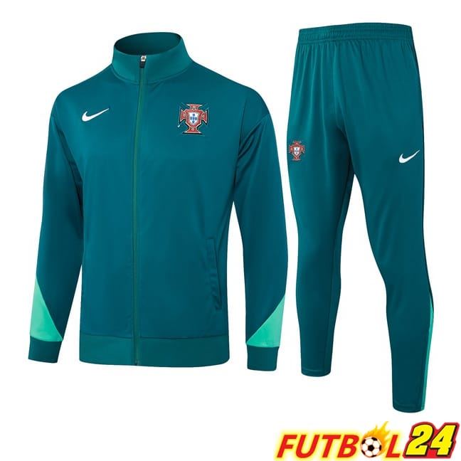 Chandal Equipos De Futbol - Chaqueta Portugal Verde 2024/2025