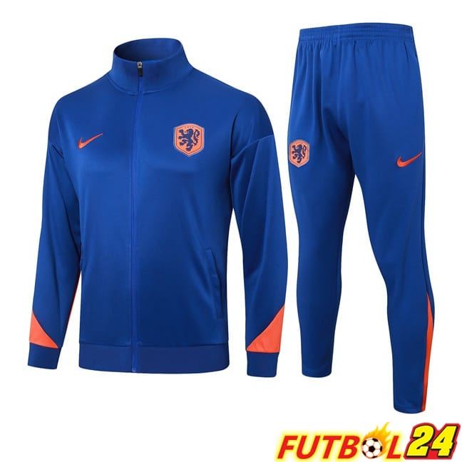 Chandal Equipos De Futbol - Chaqueta Países Bajos Azul 2024/2025
