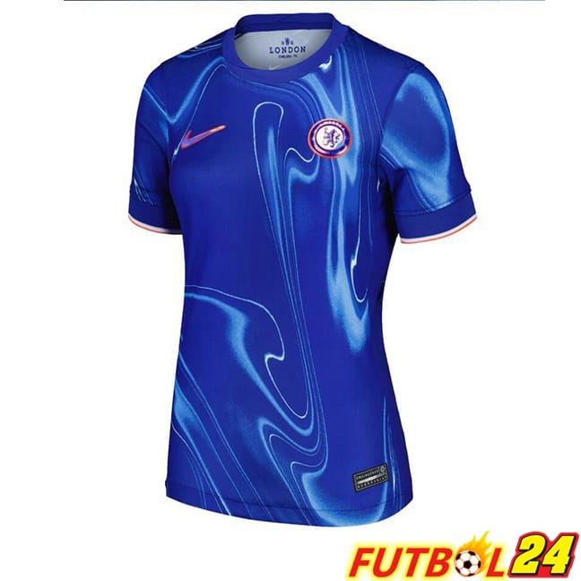 Camisetas De Futbol FC Chelsea Mujer Primera Azul 2024/2025