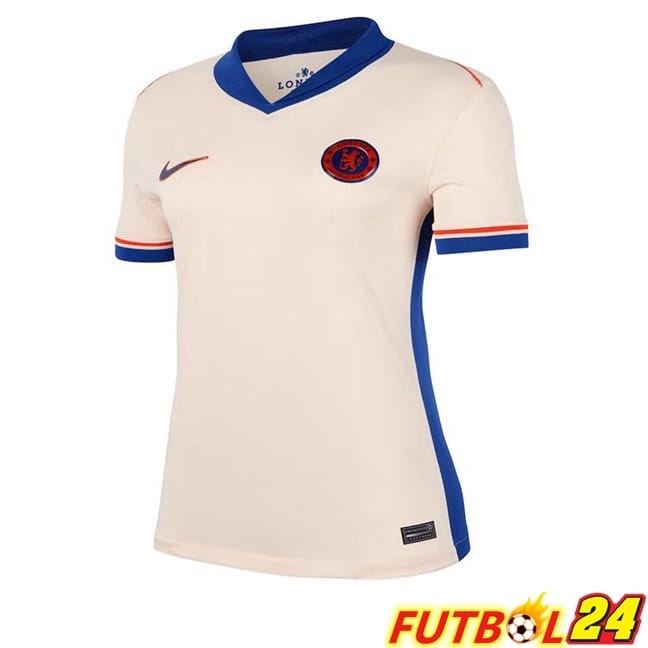 Camisetas De Futbol FC Chelsea Mujer Segunda Amarillo 2024/2025