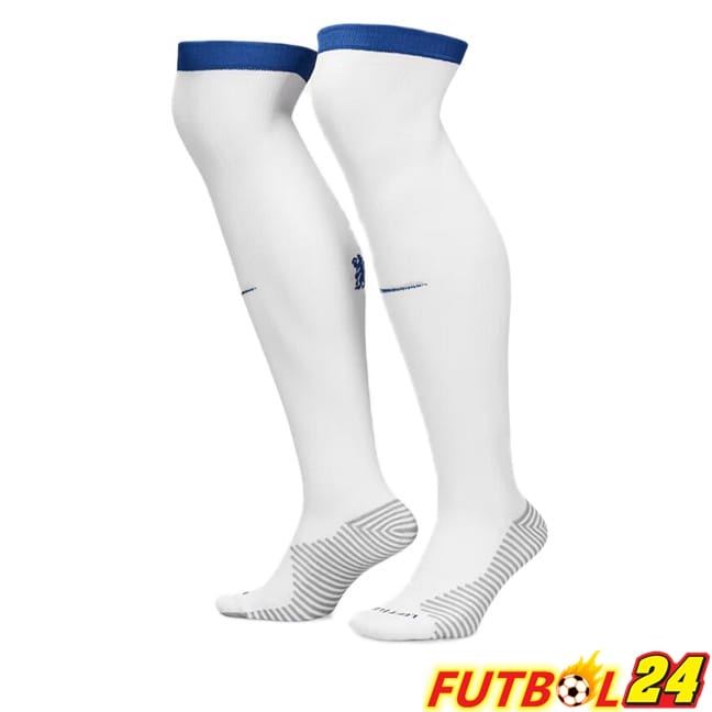 Calcetines De Futbol FC Chelsea Primera Blanco 2024/2025