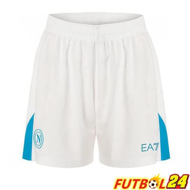 Cortos de Futbol SSC Napoli Segunda Blanco 2024/2025