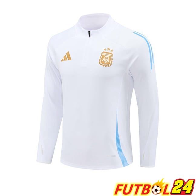 Sudadera De Entrenamiento Argentina Blanco 2024/2025