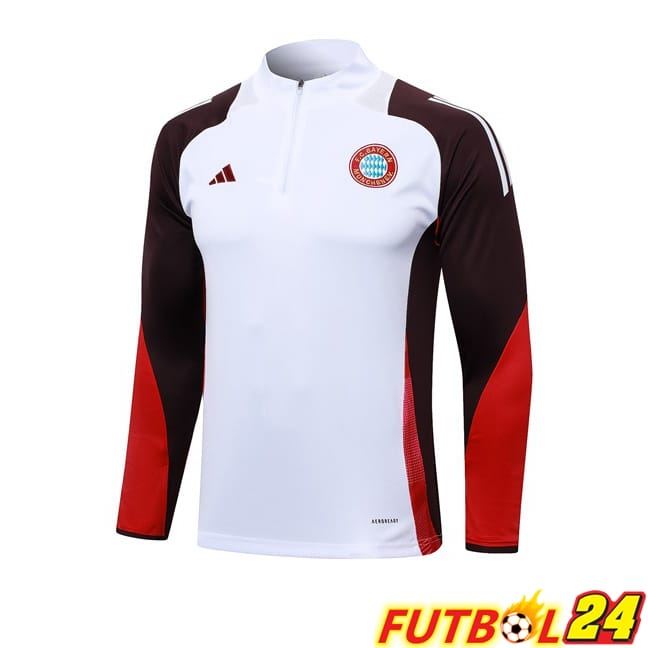 Sudadera De Entrenamiento Bayern Munich Blanco 2024/2025