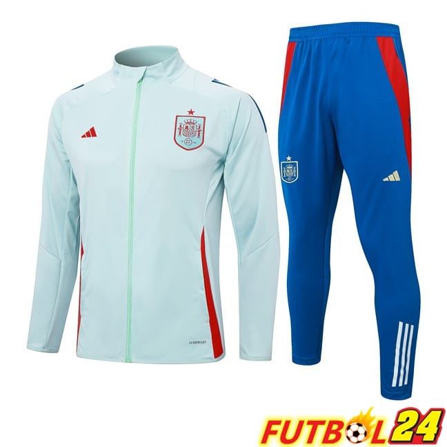 Chandal Futbol - Chaqueta España Verde 2024/2025