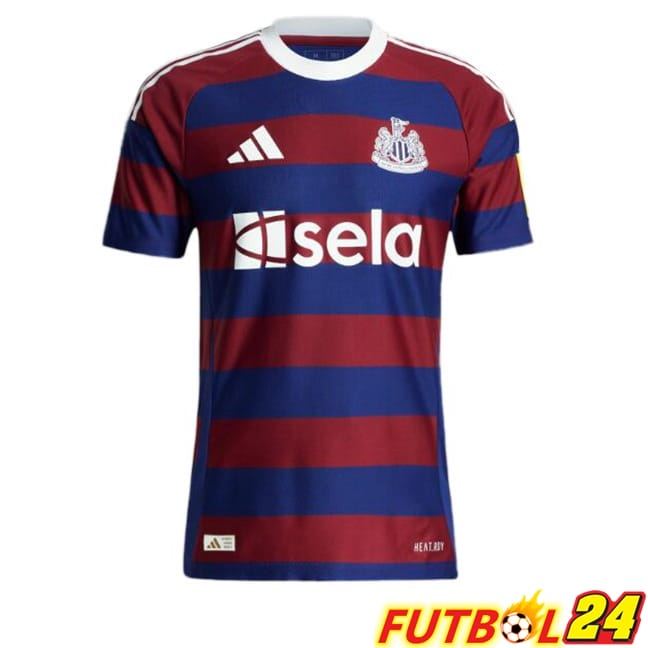 Camisetas De Futbol Newcastle United Tercera Azul Rojo 2024/2025