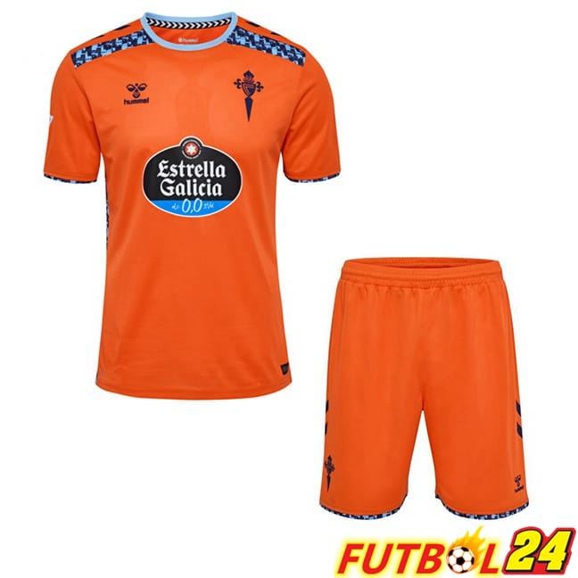 Camisetas De Futbol Celta Vigo Ninos Tercera Naranja 2024/2025