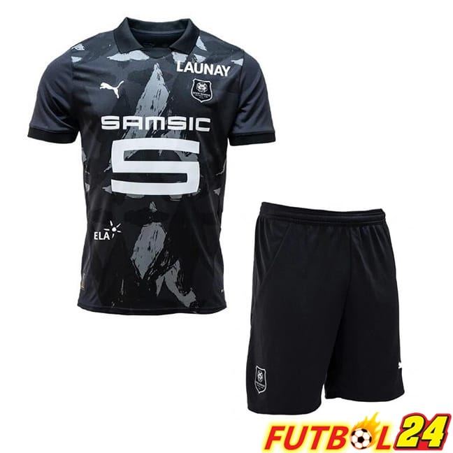 Camisetas De Futbol Stade Rennais Ninos Tercera Negro 2024/2025
