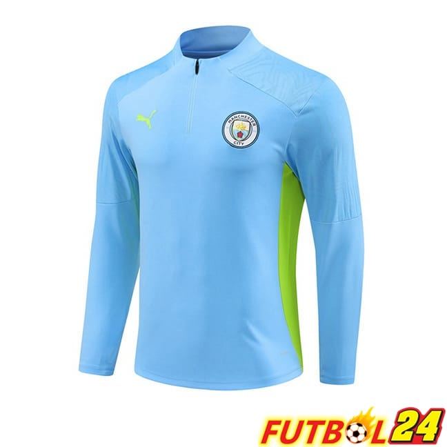Sudadera De Entrenamiento Manchester City Azul 2024/2025