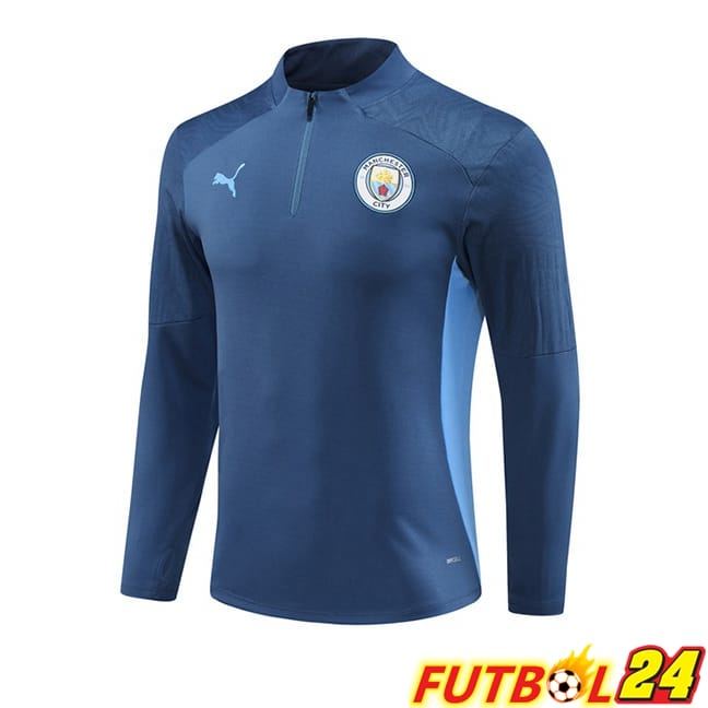 Sudadera De Entrenamiento Manchester City Azul Real 2024/2025