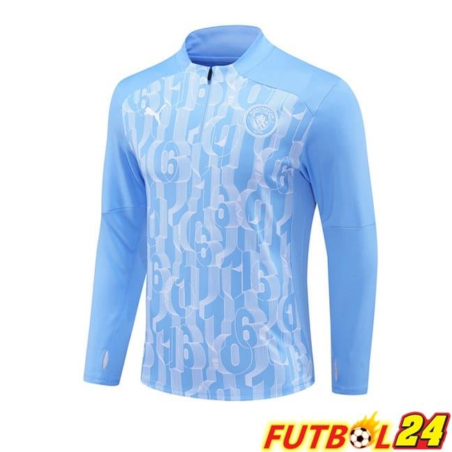 Sudadera De Entrenamiento Manchester City Azul 2024/2025