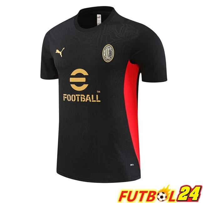 Camiseta Entrenamiento AC Milan Negro 2024/2025