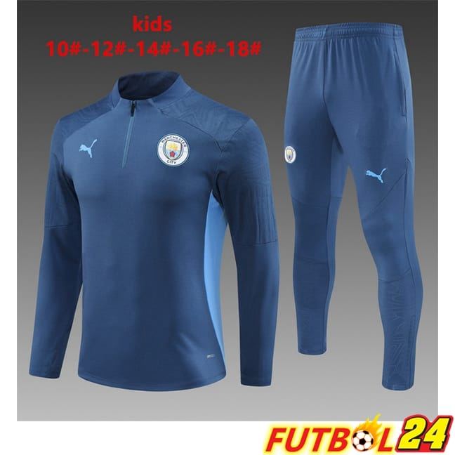 Chandal Futbol Manchester City Ninos Azul Real 2024/2025