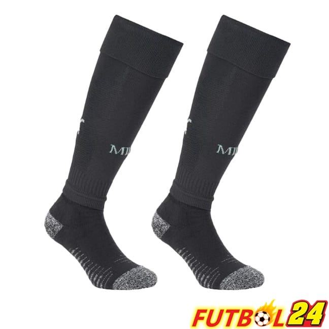 Calcetines De Futbol AC Milan Tercera Negro 2024/2025