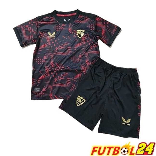 Camisetas De Futbol Sevilla Ninos Tercera 2024/2025