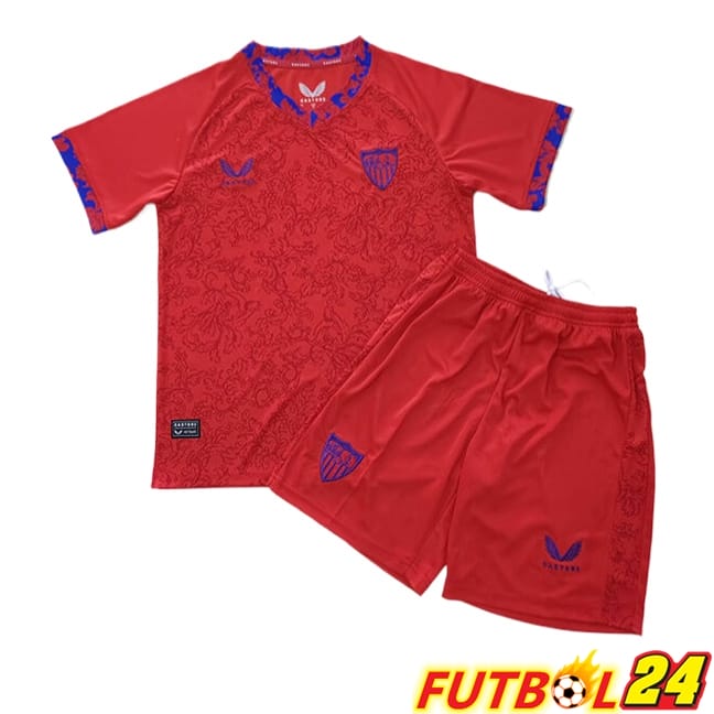 Camisetas De Futbol Sevilla Ninos Segunda 2024/2025