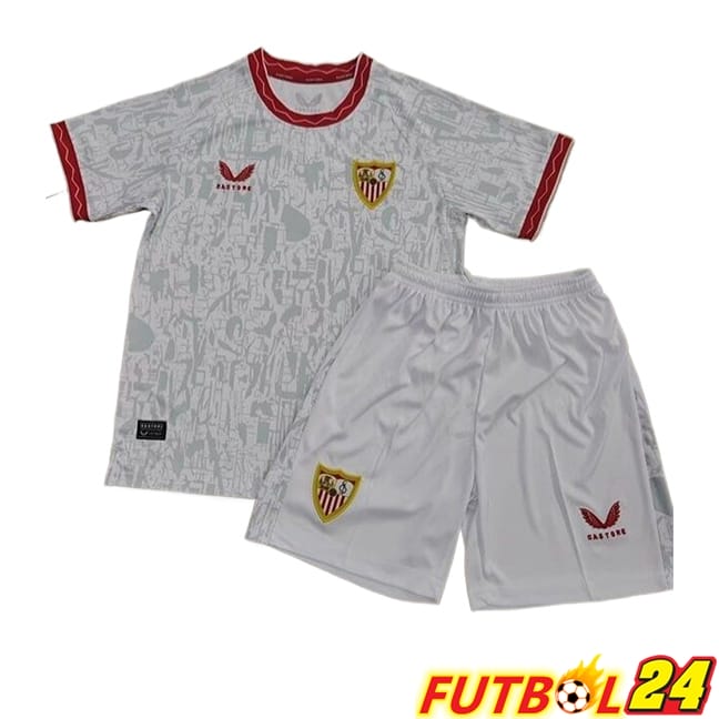 Camisetas De Futbol Sevilla Ninos Primera 2024/2025