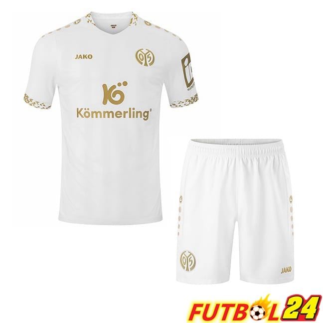 Camisetas De Futbol FSV Mainz 05 Ninos Tercera Blanco 2024/2025