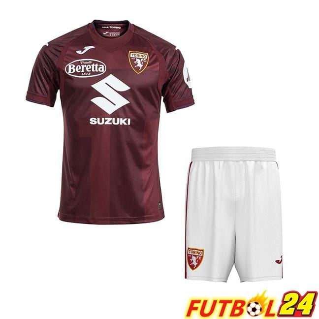 Camisetas De Futbol Torino FC Ninos Primera Rojo 2024/2025