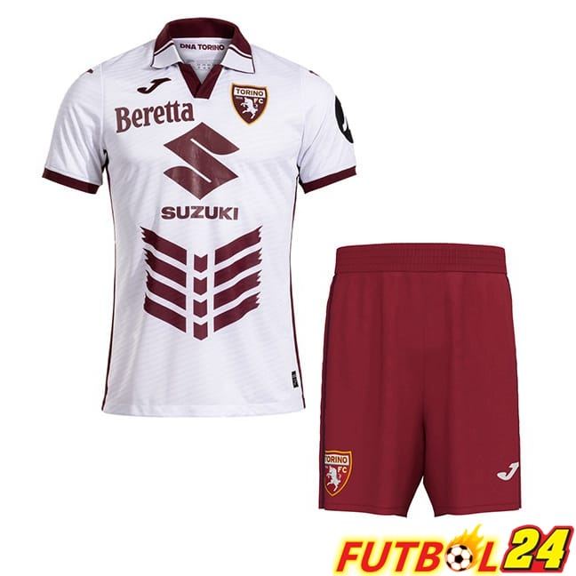 Camisetas De Futbol Torino FC Ninos Segunda Blanco 2024/2025