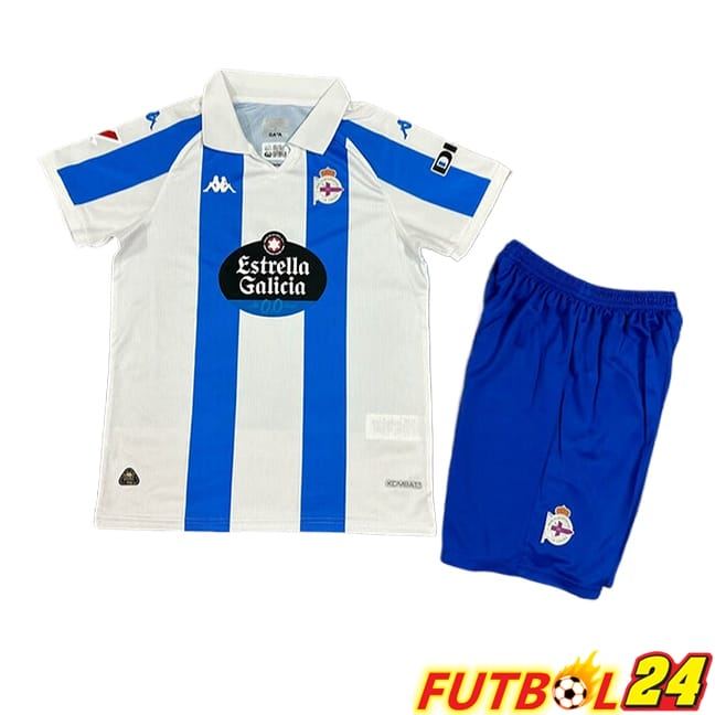 Camisetas De Futbol Deportivo La Coruna Ninos Primera 2024/2025