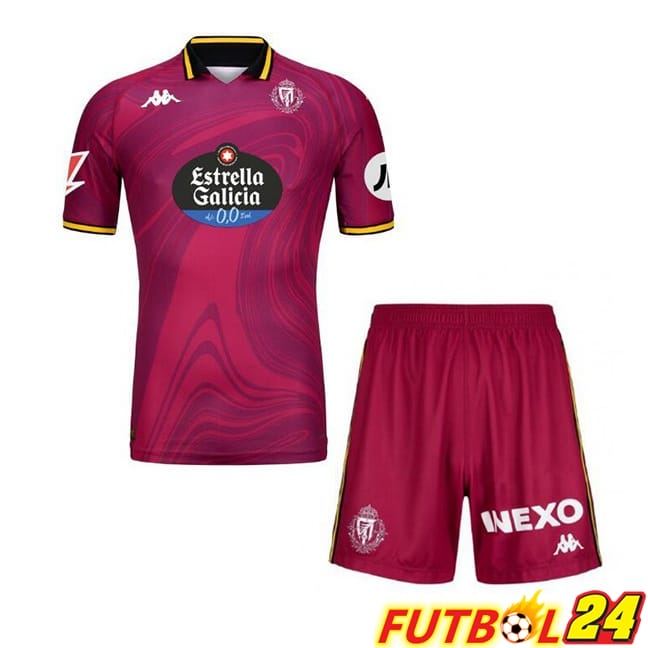 Camisetas De Futbol Real Valladolid Ninos Tercera Rojo 2024/2025