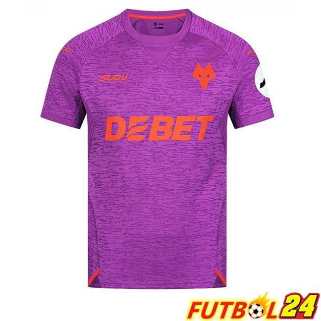 Camisetas De Futbol Wolves Tercera Púrpura 2024/2025