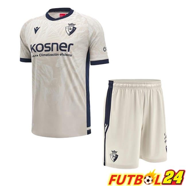 Camisetas De Futbol CA Osasuna Ninos Segunda Blanco 2024/2025