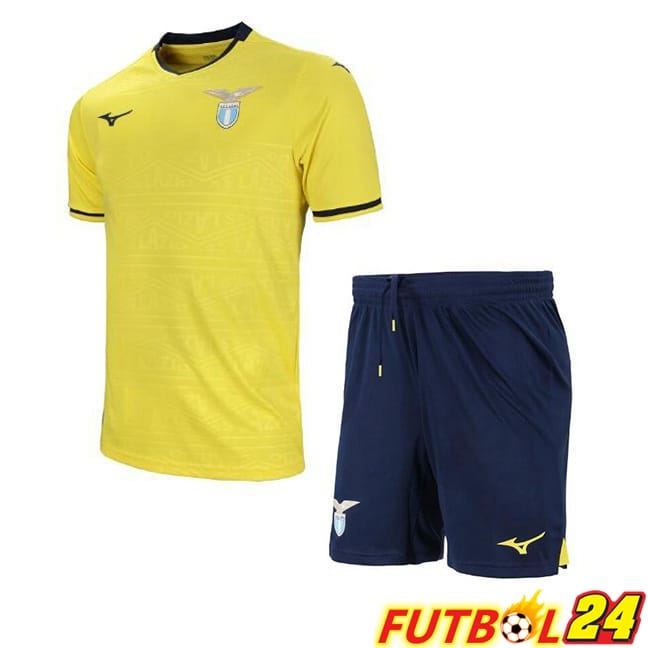 Camisetas De Futbol SS Lazio Ninos Segunda Amarillo 2024/2025