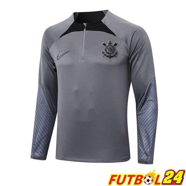 Sudadera De Entrenamiento Corinthians Gris 2024/2025