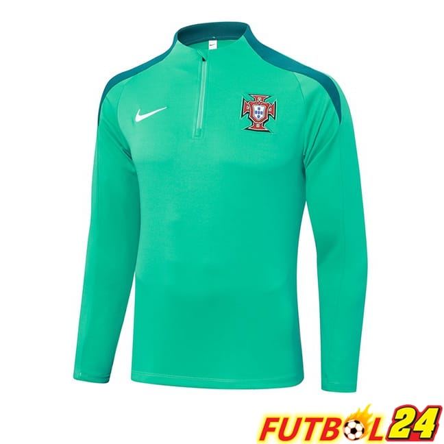 Sudadera De Entrenamiento Portugal Verde 2024/2025