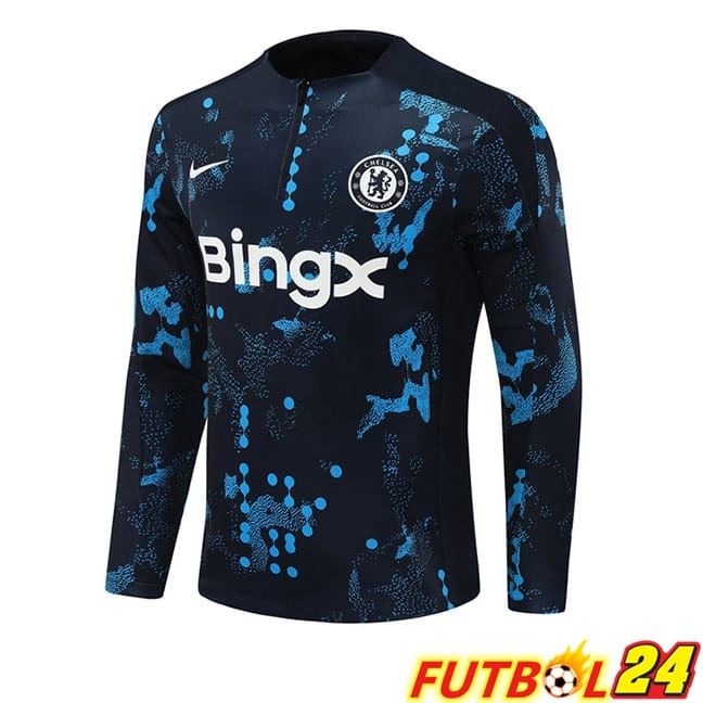 Sudadera De Entrenamiento FC Chelsea Azul Real 2024/2025