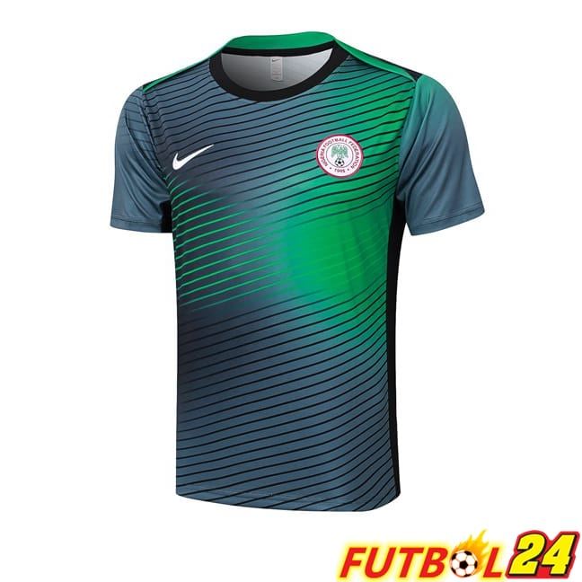 Camiseta Entrenamiento Nigeria Verde Negro 2024/2025