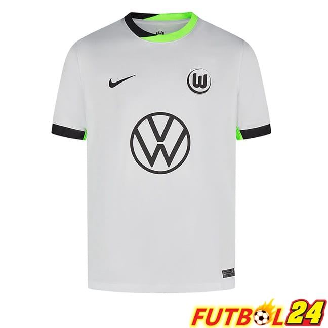 Camisetas De Futbol Vfl Wolfsburg Tercera Blanco 2024/2025