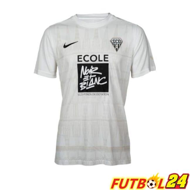 Camisetas De Futbol Angers SCO Segunda Blanco 2024/2025
