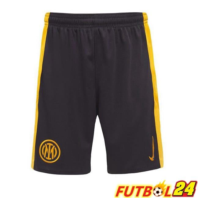 Cortos De Futbol Inter Milan Tercera Negro 2024/2025