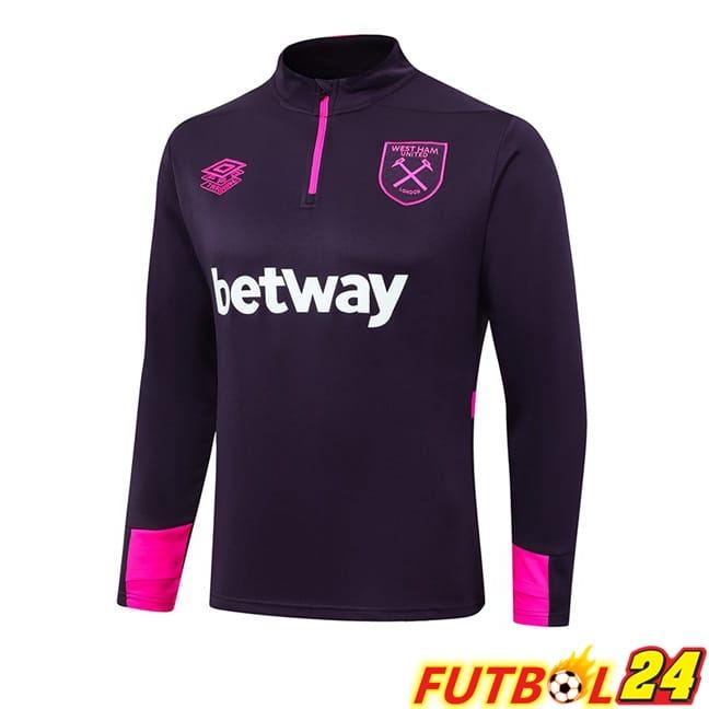 Sudadera De Entrenamiento West Ham United Púrpura 2024/2025