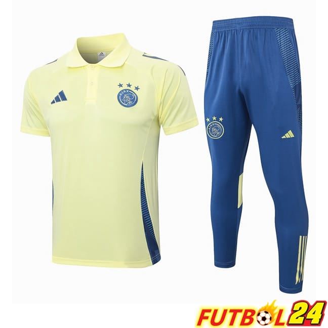 Camiseta Polo AFC Ajax + Pantalones Amarillo 2024/2025