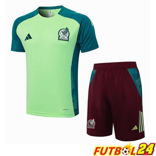 Camiseta Entrenamiento México + Cortos Verde 2024/2025
