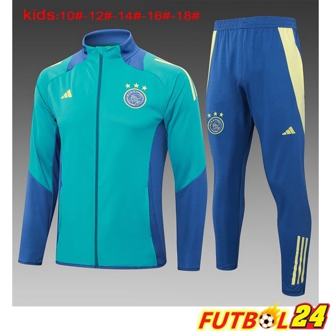 Chandal Equipos De Futbol - Chaqueta AFC Ajax Ninos Verde 2024/2025