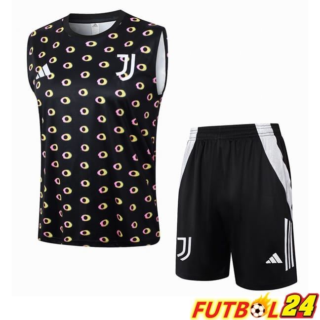 Chalecos De Futbol Juventus + Cortos Negro 2024/2025