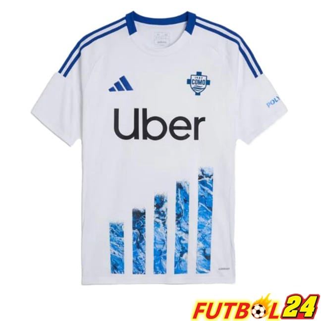 Camisetas De Futbol Como 1907 Segunda Blanco 2024/2025