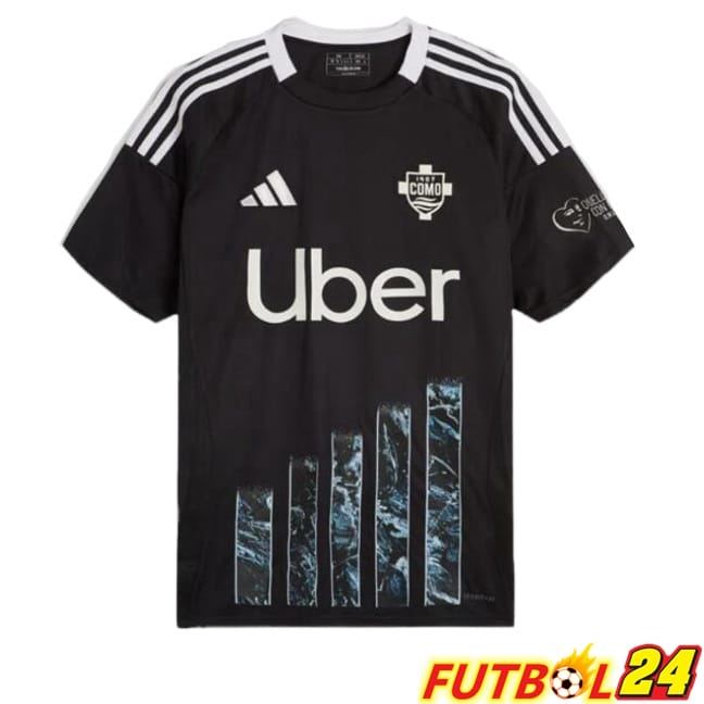 Camisetas De Futbol Como 1907 Tercera Negro 2024/2025